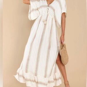 Red dress boutique maxi